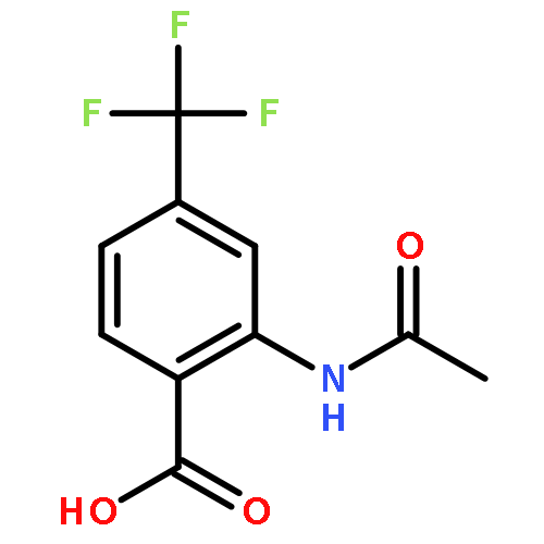 Benzoic acid, 2-(acetylamino)-4-(trifluoromethyl)-