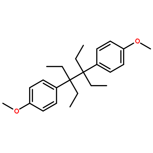 Benzene, 1,1'-(1,1,2,2-tetraethyl-1,2-ethanediyl)bis[4-methoxy-