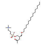 PAF (C16);(7R)-7-(ACETYLOXY)-4-HYDROXY-N,N,N-TRIMETHYL-3,5,9-TRIOXA-4-PHOSPHAPENTACOSAN-1-AMINIUM-4-OXIDE 