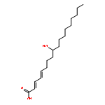 9-HYDROXYOCTADECA-2,4-DIENOIC ACID 