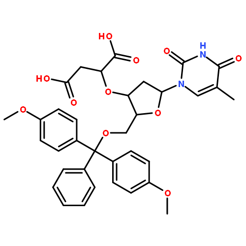 5'-O-(4,4'-DIMETHOXYTRITYL)-THYMIDINE-3'-O-SUCCINIC ACID 