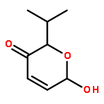 2H-PYRAN-3(6H)-ONE, 6-HYDROXY-2-(1-METHYLETHYL)-