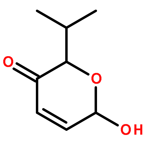 2H-PYRAN-3(6H)-ONE, 6-HYDROXY-2-(1-METHYLETHYL)-