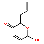 2H-PYRAN-3(6H)-ONE, 6-HYDROXY-2-(2-PROPENYL)-