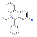 Phenanthridinium,8-amino-5-ethyl-6-phenyl-