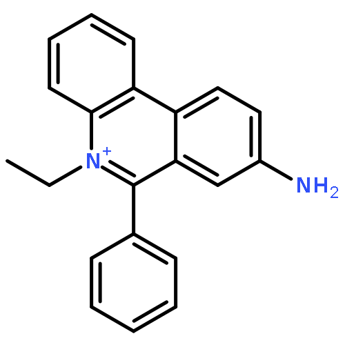 Phenanthridinium,8-amino-5-ethyl-6-phenyl-