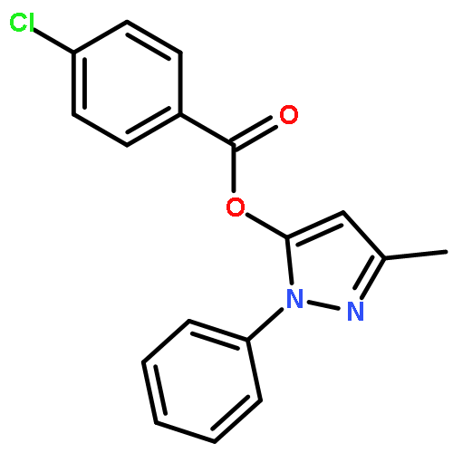 (5-METHYL-2-PHENYLPYRAZOL-3-YL) 4-CHLOROBENZOATE 