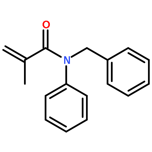 2-PROPENAMIDE, 2-METHYL-N-PHENYL-N-(PHENYLMETHYL)-