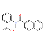 BENZOIC ACID, 2-[METHYL(2-NAPHTHALENYLCARBONYL)AMINO]-