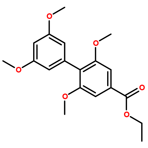 [1,1'-BIPHENYL]-4-CARBOXYLIC ACID, 2,3',5',6-TETRAMETHOXY-, ETHYL ESTER