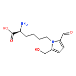 1H-Pyrrole-1-hexanoicacid, a-amino-2-formyl-5-(hydroxymethyl)-,(aS)-