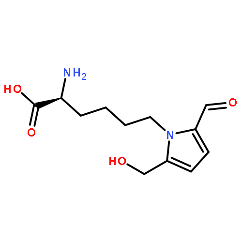 1H-Pyrrole-1-hexanoicacid, a-amino-2-formyl-5-(hydroxymethyl)-,(aS)-