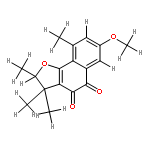 (+/-)-2,3,4,5-Tetrahydro-7-methoxy-2,3,3,9-tetramethylnaphthofuran-4,5-dione 