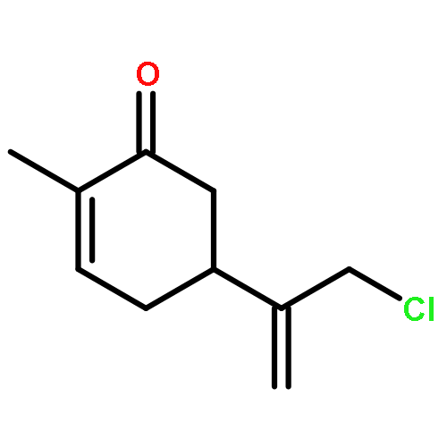 2-Cyclohexen-1-one, 5-[1-(chloromethyl)ethenyl]-2-methyl-