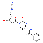 Cytidine, 5'-azido-N-benzoyl-2',5'-dideoxy-