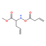 4-Pentenoic acid, 2-[[(1-oxo-3-butenyl)oxy]amino]-, methyl ester