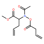 4-Pentenoic acid, 2-[acetyl[(1-oxo-3-butenyl)oxy]amino]-, methyl ester