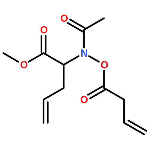 4-Pentenoic acid, 2-[acetyl[(1-oxo-3-butenyl)oxy]amino]-, methyl ester