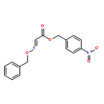 Acetic acid, [(phenylmethoxy)imino]-, (4-nitrophenyl)methyl ester