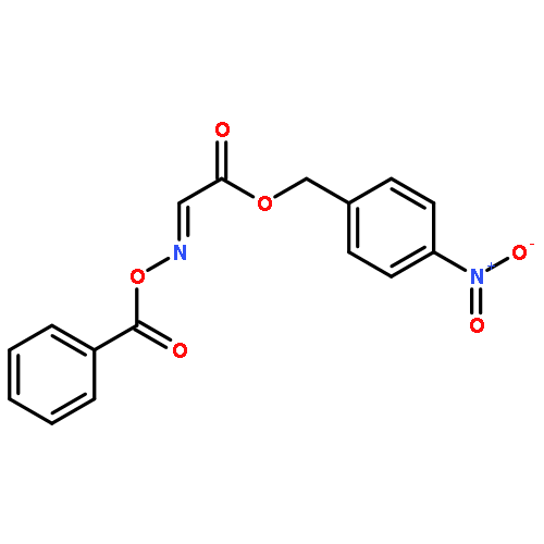 Acetic acid, [(benzoyloxy)imino]-, (4-nitrophenyl)methyl ester