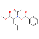 4-Pentenoic acid, 2-[acetyl(benzoyloxy)amino]-, methyl ester