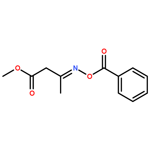 Butanoic acid, 3-[(benzoyloxy)imino]-, methyl ester