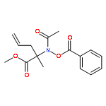 4-Pentenoic acid, 2-[acetyl(benzoyloxy)amino]-2-methyl-, methyl ester