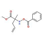 4-Pentenoic acid, 2-[(benzoyloxy)amino]-2-methyl-, methyl ester