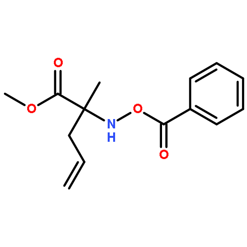 4-Pentenoic acid, 2-[(benzoyloxy)amino]-2-methyl-, methyl ester