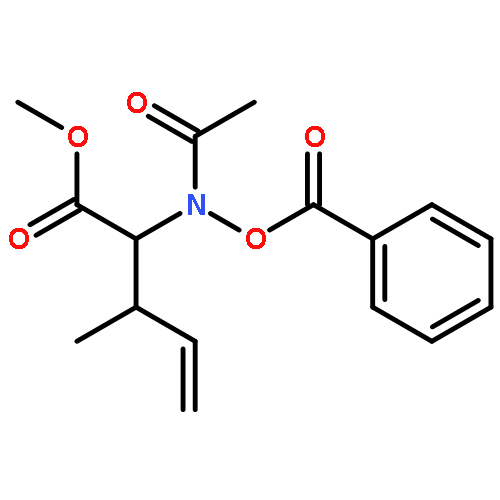 4-Pentenoic acid, 2-[acetyl(benzoyloxy)amino]-3-methyl-, methyl ester