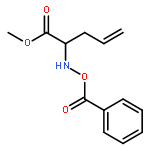 4-Pentenoic acid, 2-[(benzoyloxy)amino]-, methyl ester