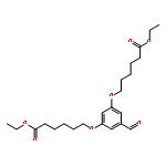 HEXANOIC ACID, 6,6'-[(5-FORMYL-1,3-PHENYLENE)BIS(OXY)]BIS-, DIETHYL ESTER