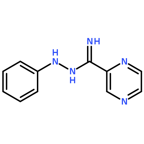 Pyrazinecarboximidic acid, 2-phenylhydrazide