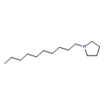 PYRROLIDINE, 1-DECYL-