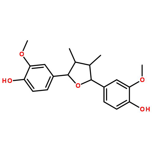 4,4'-[(2R,3R,4S,5S)-3,4-dimethyltetrahydrofuran-2,5-diyl]bis(2-methoxyphenol)