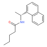 PENTANAMIDE, N-[(1R)-1-(1-NAPHTHALENYL)ETHYL]-