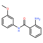 2-AMINO-N-(3-METHOXYPHENYL)BENZAMIDE(SALTDATA: FREE) 