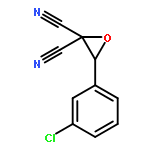 2,2-OXIRANEDICARBONITRILE, 3-(3-CHLOROPHENYL)-