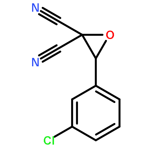 2,2-OXIRANEDICARBONITRILE, 3-(3-CHLOROPHENYL)-