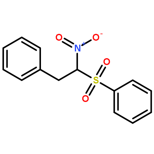 Benzene, [(1-nitro-2-phenylethyl)sulfonyl]-