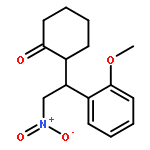 Cyclohexanone, 2-[(1R)-1-(2-methoxyphenyl)-2-nitroethyl]-, (2S)-