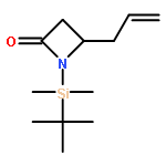 1-[TERT-BUTYL(DIMETHYL)SILYL]-4-PROP-2-ENYLAZETIDIN-2-ONE 