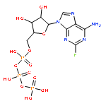 9H-Purin-6-amine,2-fluoro-9-[5-O-[hydroxy[[hydroxy(phosphonooxy)phosphinyl]oxy]phosphinyl]-b-D-arabinofuranosyl]-