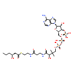 S-[2-[3-[[4-[[[(2R,3S,4R,5R)-5-(6-AMINOPURIN-9-YL)-4-HYDROXY-3-PHOSPHONOOXYOXOLAN-2-YL]METHOXY-HYDROXYPHOSPHORYL]OXY-HYDROXYPHOSPHORYL]OXY-2-HYDROXY-3,3-DIMETHYLBUTANOYL]AMINO]PROPANOYLAMINO]ETHYL] (3S)-3-HYDROXYHEXANETHIOATE