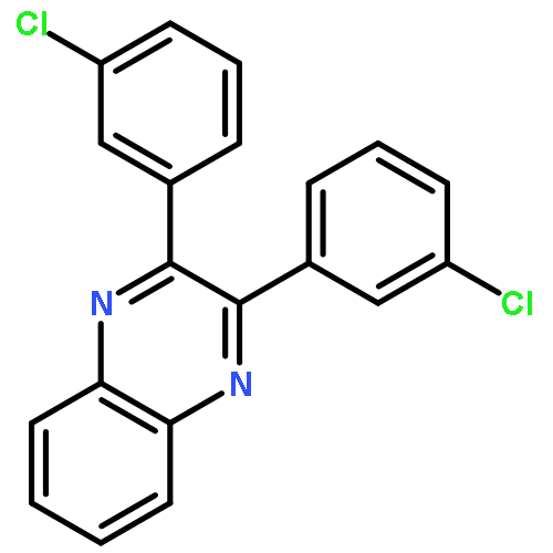 QUINOXALINE, 2,3-BIS(3-CHLOROPHENYL)-