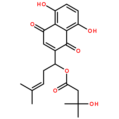 BETA-HYDROXYISOVALERYLSHIKONIN 