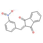 2-[(3-NITROPHENYL)METHYLIDENE]INDENE-1,3-DIONE 