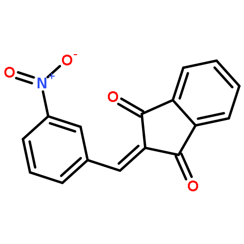 2-[(3-NITROPHENYL)METHYLIDENE]INDENE-1,3-DIONE 