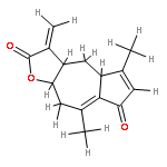 2-Oxo-1(10),3,11(13)-guaiatrien-12,8-olide