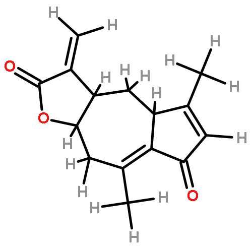 2-Oxo-1(10),3,11(13)-guaiatrien-12,8-olide